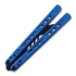 Тренировочный балисонг Balisong Flipping Polaris Nebula Blue