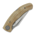 Zavírací nůž Bastards Knives Vega, Brown Canvas Micarta