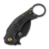 Bastinelli Black Bird kääntöveitsi, bronze screws custom