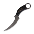Bastinelli Fixed Mako Black Tsuka Bronze Menuki knife, black