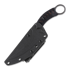 Bastinelli Fixed Mako Black Tsuka Bronze Menuki peilis, ruda
