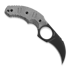 Bastinelli Ligament Micarta karambit veitsi, musta