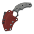 Bastinelli Ligament Micarta karambit veitsi, musta