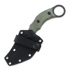 Bastinelli Mako Compact knife, green micarta