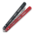 Coltello a farfalla per allenamento BBbarfly Barracuda Milled, Red And Black