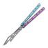 Balisong trainer BBbarfly Barracuda V2, Purple And Light Blue