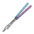 Coltello a farfalla per allenamento BBbarfly Barracuda V2, Purple And Light Blue