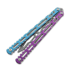 Navaja mariposa de entrenamiento BBbarfly Barracuda V2, Purple And Light Blue