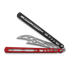 BBbarfly HS Talon Style opener V2 perhosveitsi harjoitteluun, Red And Black