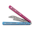 Balisong trainer BBbarfly HS Talon Style Opener ZX-1, Blue And Pink