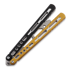 Balisong trainer BBbarfly KS Knife Style opener V2, Black And Gold