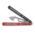 Тренировочный балисонг BBbarfly KS Knife Style opener V2, Red And Black