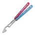 Balisong trainer BBbarfly KS Knife Style Opener ZX-1, Blue And Pink