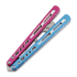 Balisong trainer BBbarfly KS Knife Style Opener ZX-1, Blue And Pink