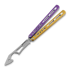 Balisong trainer BBbarfly KS Knife Style Opener ZX-1, Purple And Gold