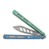 Couteau papillon d'entraînement BBbarfly Trainer V2, Blue And Green
