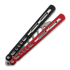 Тренировочный балисонг BBbarfly Trainer V2, Red And Black