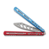 Couteau papillon d'entraînement BBbarfly Trainer ZX-1, Red And Blue