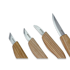 BeaverCraft Basic Set of 4 Knives in gift book-box S07BOOK