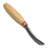BeaverCraft Compact long bent gouge. Sweep no 6 (15mm) K6L-15