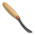 BeaverCraft Compact long bent gouge. Sweep no 6 (15mm) K6L-15
