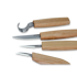BeaverCraft Set of 4 Knives in gift book-box S09BOOK