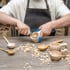 BeaverCraft Spoon Carving Hook Knife 25 mm, tammi SK1OAK