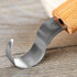 BeaverCraft Spoon Carving Hook Knife 25 mm, tammi SK1OAK