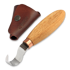 BeaverCraft - Spoon Carving Knife 25 mm with leather sheath, oak