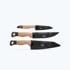 Kitchen knife set Benchmade 3 Piece Kitchen Knife Set Maple Valley Richlite 4005-02