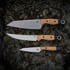 Kitchen knife set Benchmade 3 Piece Kitchen Knife Set Maple Valley Richlite 4005-02