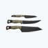 Benchmade 3 Piece Kitchen Knife Set OD Green G10 kitchen knife set 4005BK-01