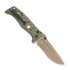 Benchmade Adamas CruWear Flat Earth Cerakote k&auml;&auml;nt&ouml;veitsi, oliivinvihre&auml;, combo ter&auml; 275SFE-04