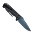 Benchmade Adira Blue Titanium Cerakote sulankstomas peilis, tempest gray grivory 18060BT-01