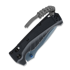 Benchmade Adira Blue Titanium Cerakote sulankstomas peilis, tempest gray grivory 18060BT-01