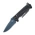 Benchmade Adira Blue Titanium Cerakote kääntöveitsi, tempest gray grivory, combo terä 18060SBT-01