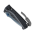 Benchmade Adira Blue Titanium Cerakote sulankstomas peilis, tempest gray grivory, dantytas 18060SBT-01
