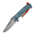 Coltello pieghevole Benchmade Adira, depth blue grivory, dentatura lama 18060S