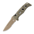 Benchmade Auto Adamas CruWear Flat Earth 折叠刀, 綠色, 锯齿刀片 2750SFE-2