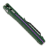 Coltello pieghevole Benchmade Auto Osborne, satin, green aluminum 9400