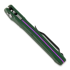 Benchmade Auto Osborne 折り畳みナイフ, satin, green aluminum 9400