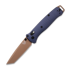 Coltello pieghevole Benchmade Bailout CPM M4 Flat Earth Cerakote, crater blue aluminum 537FE-02