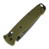 Coltello pieghevole Benchmade Bailout CPM M4 Tungsten Gray Cerakote, woodland green aluminum 537GY-1