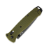 Coltello pieghevole Benchmade Bailout CPM M4 Tungsten Gray Cerakote, woodland green aluminum, dentatura lama 537SGY-1
