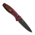 Coltello pieghevole Benchmade Barrage S30V Black Cerakote, Redstone Richlite 581BK-04