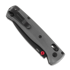 Benchmade Bugout M390 Black Cerakote sulankstomas peilis, grey sunburst aluminum 535BK-4