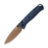Benchmade Bugout S30V Flat Earth Cerakote sulankstomas peilis, crater blue grivory 535FE-05