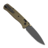 Benchmade Bugout S30V Tactical Grey Cerakote folding knife, ranger green grivory 535GRY-1