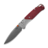 Benchmade - Bugout S90V Stonewash, Richlite Redstone