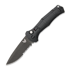 Benchmade Claymore Drop Point foldekniv, sort, savtakket 9070SBK-02